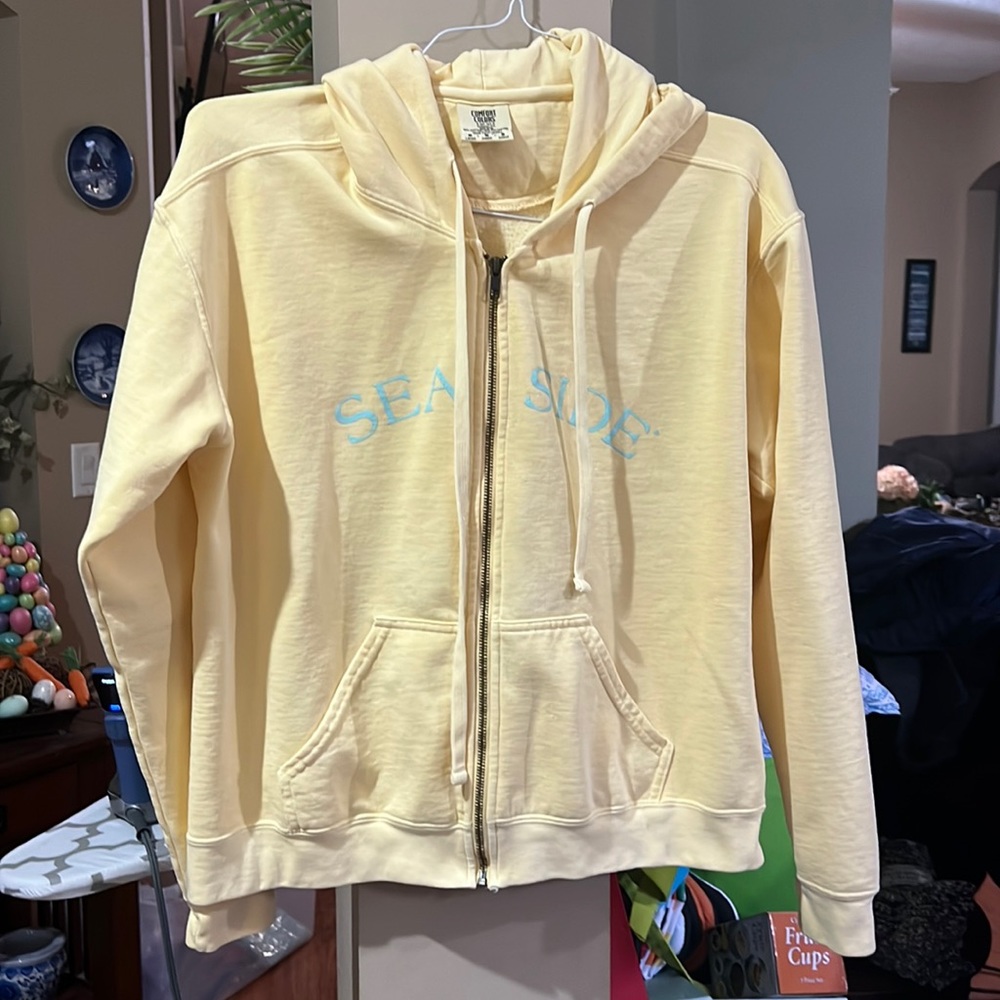 Comfort Colors Yellow Hoodie Jacket